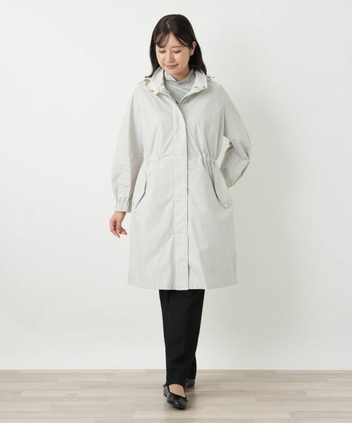 Leilian / レリアン その他アウター | フーデッド比翼コート | 詳細11