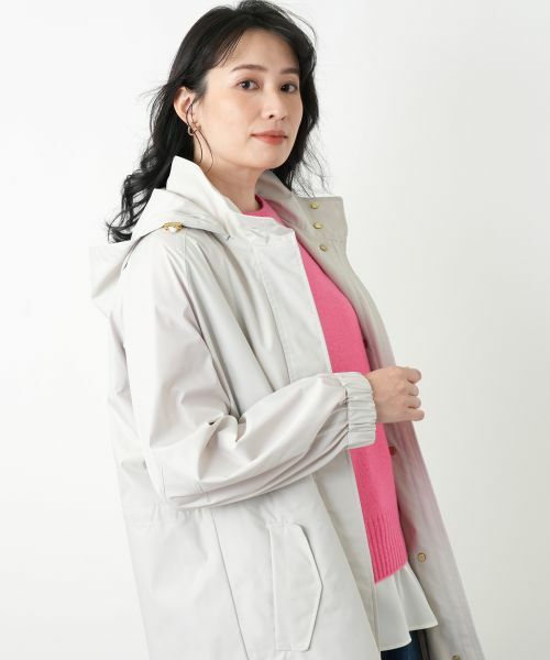 Leilian / レリアン その他アウター | フーデッド比翼コート | 詳細4