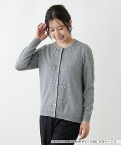 Leilian / レリアン カーディガン・ボレロ | ラメ刺繍カーディガン【CORSINI & PROTI】