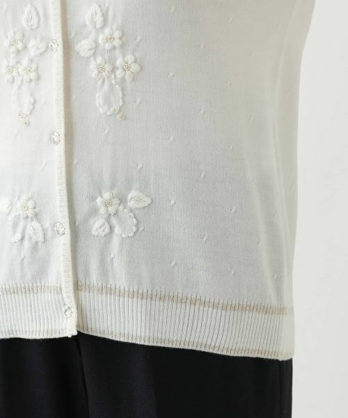 Leilian / レリアン カーディガン・ボレロ | ラメ刺繍カーディガン【CORSINI & PROTI】 | 詳細13