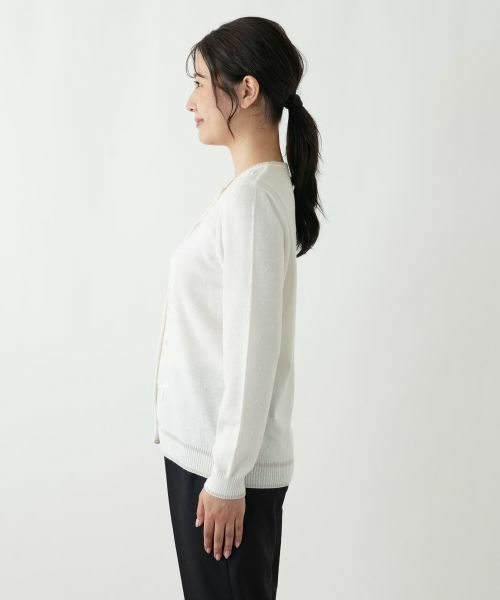 Leilian / レリアン カーディガン・ボレロ | ラメ刺繍カーディガン【CORSINI & PROTI】 | 詳細8