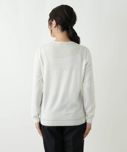 Leilian / レリアン カーディガン・ボレロ | ラメ刺繍カーディガン【CORSINI & PROTI】 | 詳細9