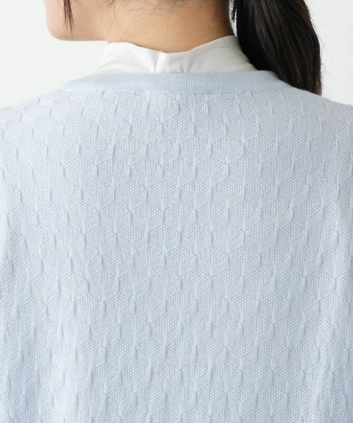 Leilian / レリアン カーディガン・ボレロ | 刺繍Vラインカーディガン【CORSINI & PROTI】 | 詳細14