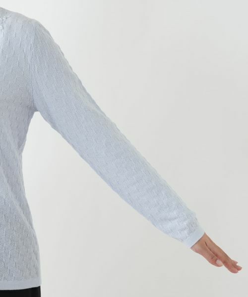 Leilian / レリアン カーディガン・ボレロ | 刺繍Vラインカーディガン【CORSINI & PROTI】 | 詳細15