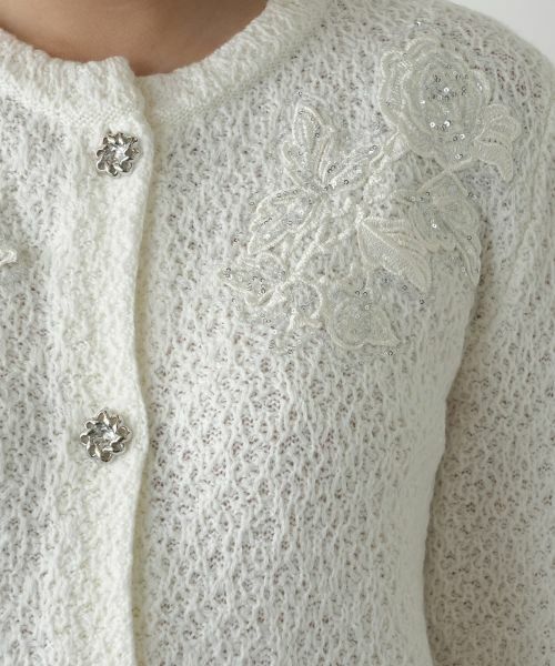 Leilian / レリアン カーディガン・ボレロ | レース刺繍カーディガン【CORSINI & PROTI】 | 詳細15