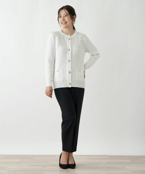 Leilian / レリアン カーディガン・ボレロ | レース刺繍カーディガン【CORSINI & PROTI】 | 詳細4