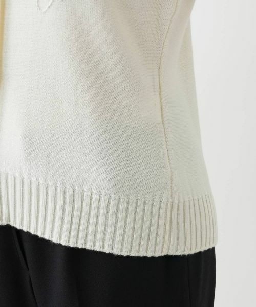 Leilian / レリアン カーディガン・ボレロ | 刺繍クルーネックカーディガン【CORSINI & PROTI】 | 詳細13