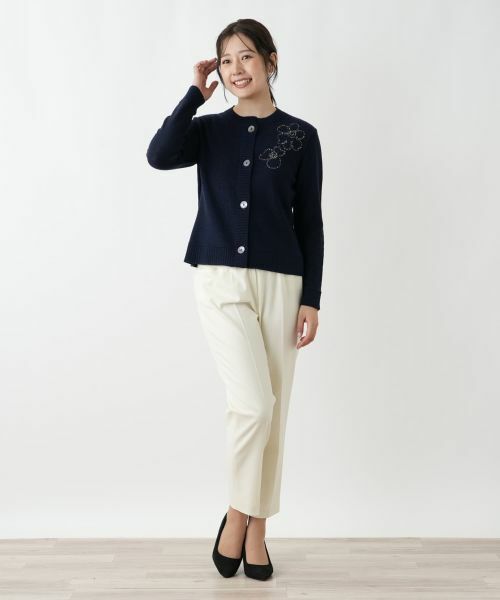 Leilian / レリアン カーディガン・ボレロ | ラメ刺繍カーディガン【CORSINI & PROTI】 | 詳細4