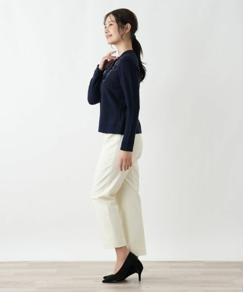 Leilian / レリアン カーディガン・ボレロ | ラメ刺繍カーディガン【CORSINI & PROTI】 | 詳細5