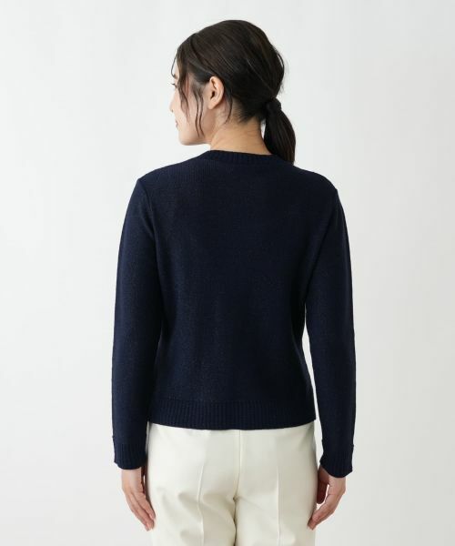 Leilian / レリアン カーディガン・ボレロ | ラメ刺繍カーディガン【CORSINI & PROTI】 | 詳細9