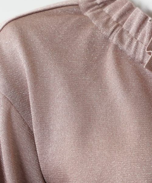 Leilian / レリアン カーディガン・ボレロ | ラメフリルネックカーディガン | 詳細15