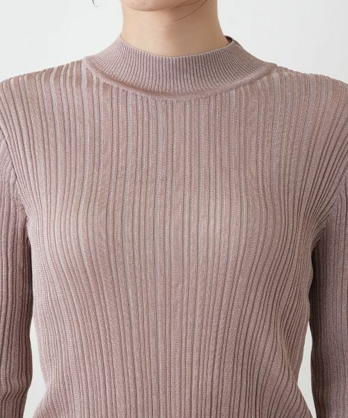 Leilian / レリアン ニット・セーター | ラメハイネックニット | 詳細10