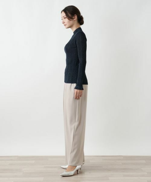 Leilian / レリアン ニット・セーター | ラメハイネックニット | 詳細2