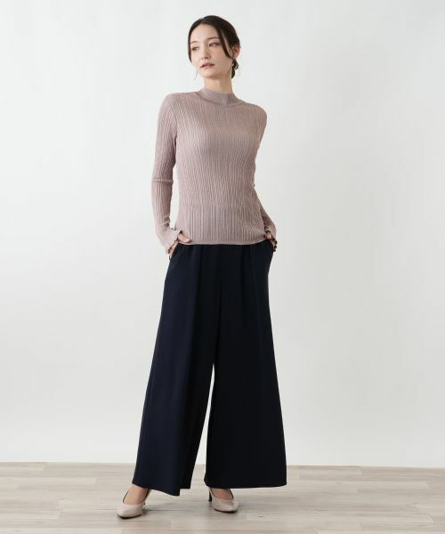 Leilian / レリアン ニット・セーター | ラメハイネックニット | 詳細4