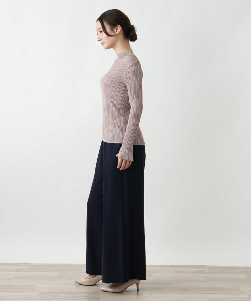 Leilian / レリアン ニット・セーター | ラメハイネックニット | 詳細5