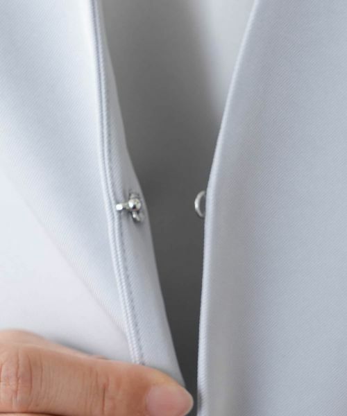 Leilian / レリアン テーラードジャケット | ノーカラーVネックジャケット | 詳細12