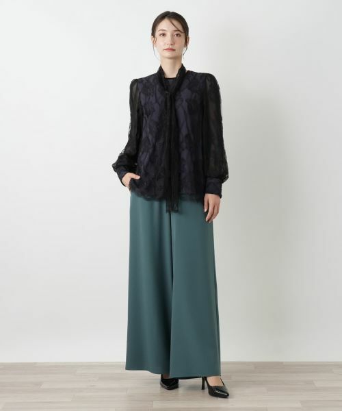 Leilian / レリアン シャツ・ブラウス | チュールボウタイブラウス | 詳細1