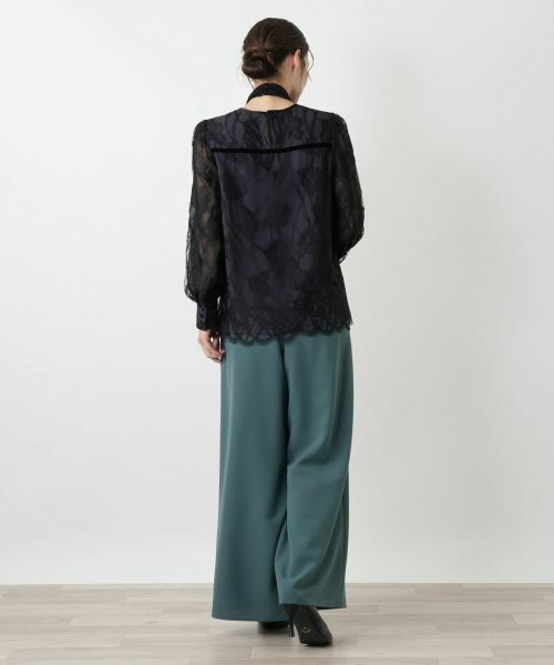 Leilian / レリアン シャツ・ブラウス | チュールボウタイブラウス | 詳細3