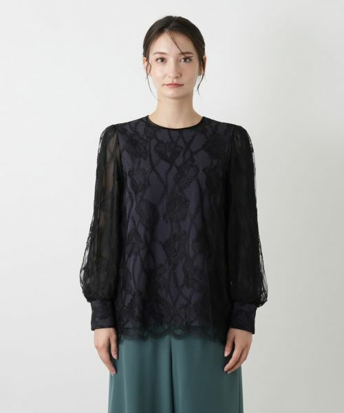 Leilian / レリアン シャツ・ブラウス | チュールボウタイブラウス | 詳細7