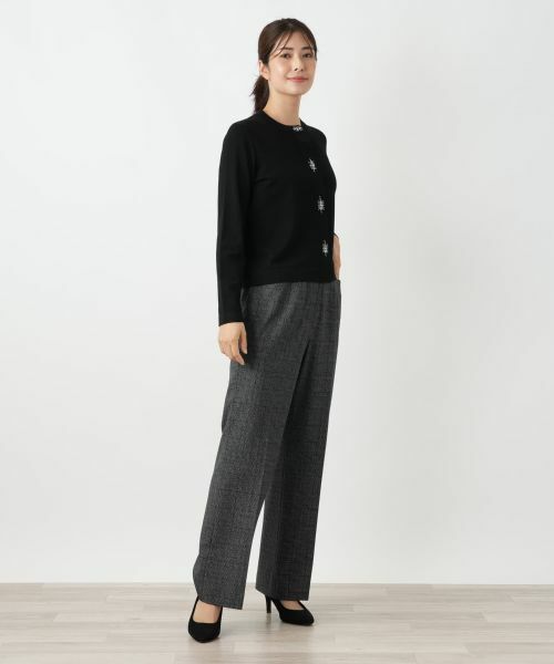 Leilian / レリアン その他パンツ | グレンチェックパンツ | 詳細1