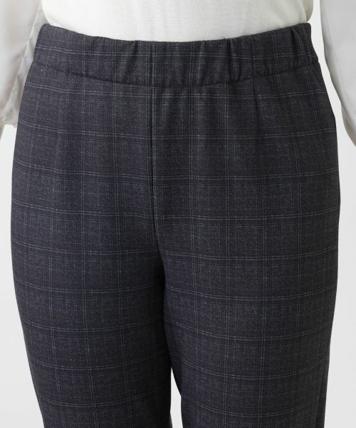 Leilian / レリアン その他パンツ | 【あったか素材】チェックテーパードパンツ | 詳細10