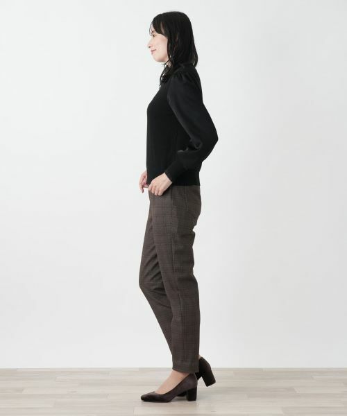 Leilian / レリアン その他パンツ | 【あったか素材】チェックテーパードパンツ | 詳細2