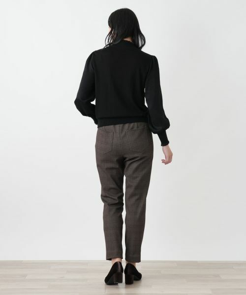 Leilian / レリアン その他パンツ | 【あったか素材】チェックテーパードパンツ | 詳細3