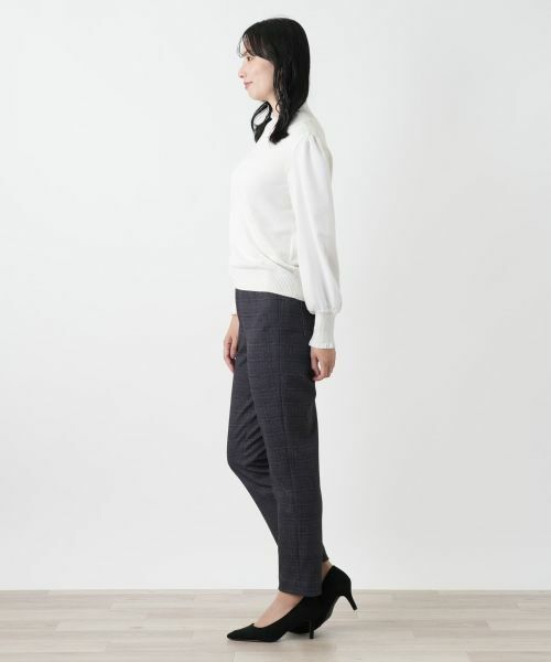 Leilian / レリアン その他パンツ | 【あったか素材】チェックテーパードパンツ | 詳細5