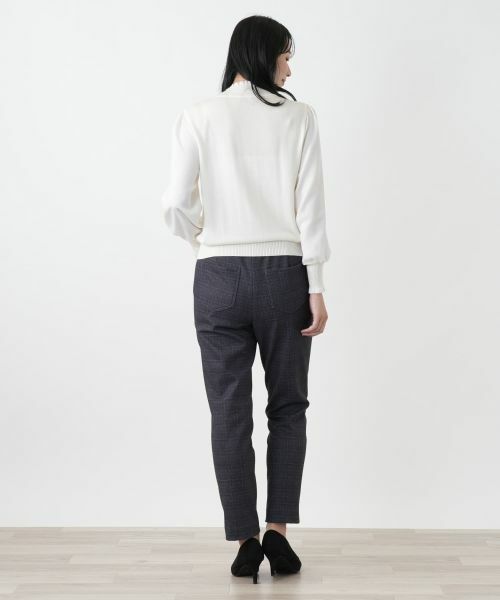 Leilian / レリアン その他パンツ | 【あったか素材】チェックテーパードパンツ | 詳細6