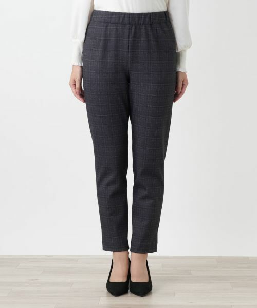 Leilian / レリアン その他パンツ | 【あったか素材】チェックテーパードパンツ | 詳細7