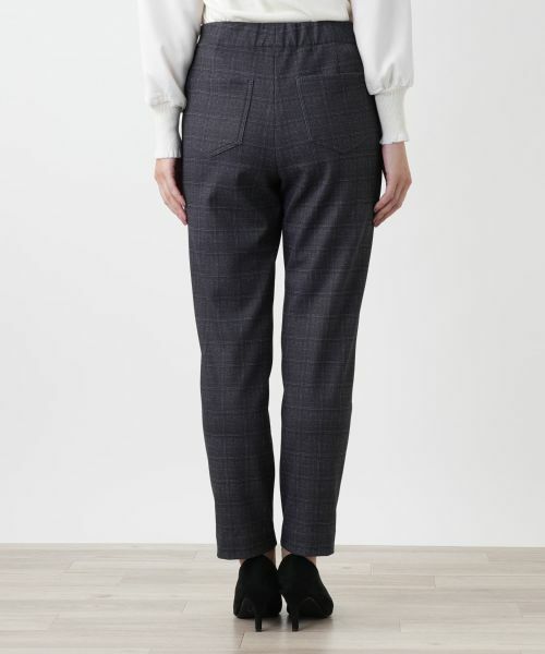 Leilian / レリアン その他パンツ | 【あったか素材】チェックテーパードパンツ | 詳細9