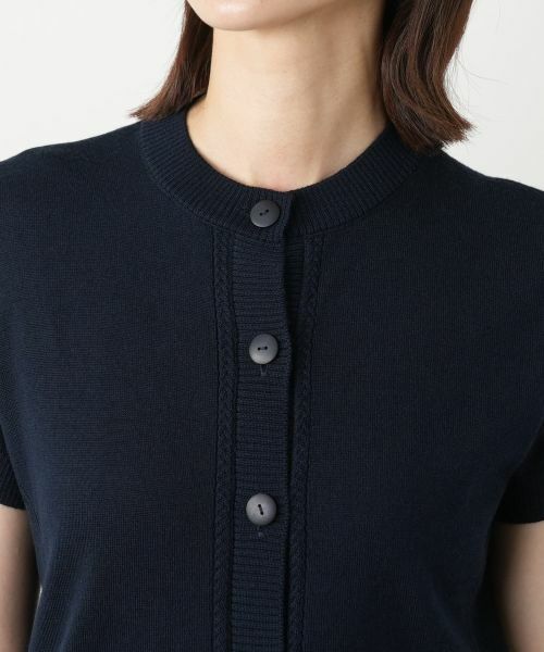 Leilian / レリアン テーラードジャケット | 半袖ニットカーディガン | 詳細13