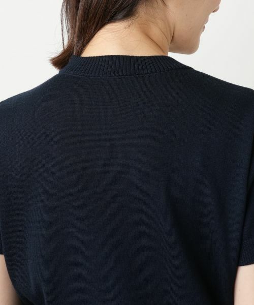 Leilian / レリアン テーラードジャケット | 半袖ニットカーディガン | 詳細14