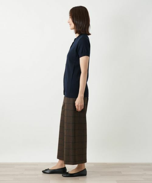 Leilian / レリアン テーラードジャケット | 半袖ニットカーディガン | 詳細8