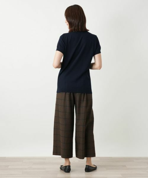 Leilian / レリアン テーラードジャケット | 半袖ニットカーディガン | 詳細9