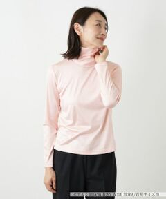 Leilian / レリアン カットソー | シルク混タートルネックカットソー