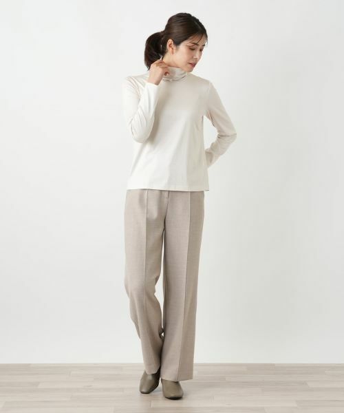 Leilian / レリアン カットソー | シルク混タートルネックカットソー | 詳細1