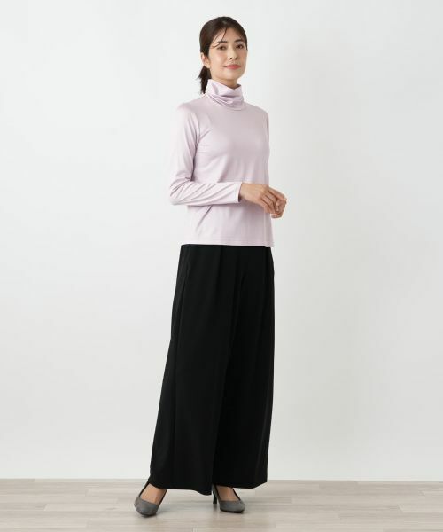 Leilian / レリアン カットソー | シルク混タートルネックカットソー | 詳細10