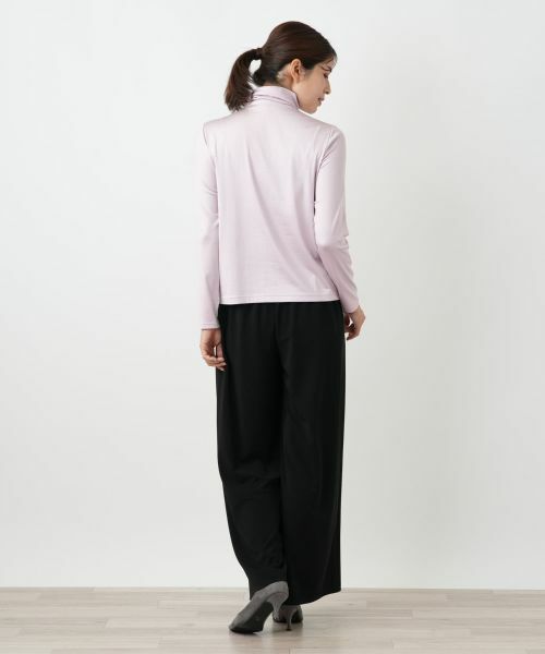 Leilian / レリアン カットソー | シルク混タートルネックカットソー | 詳細12