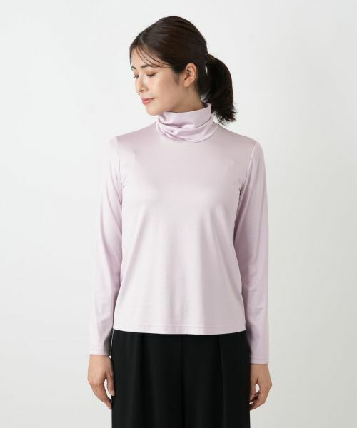 Leilian / レリアン カットソー | シルク混タートルネックカットソー | 詳細13