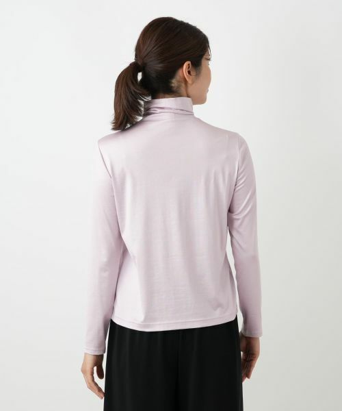 Leilian / レリアン カットソー | シルク混タートルネックカットソー | 詳細15