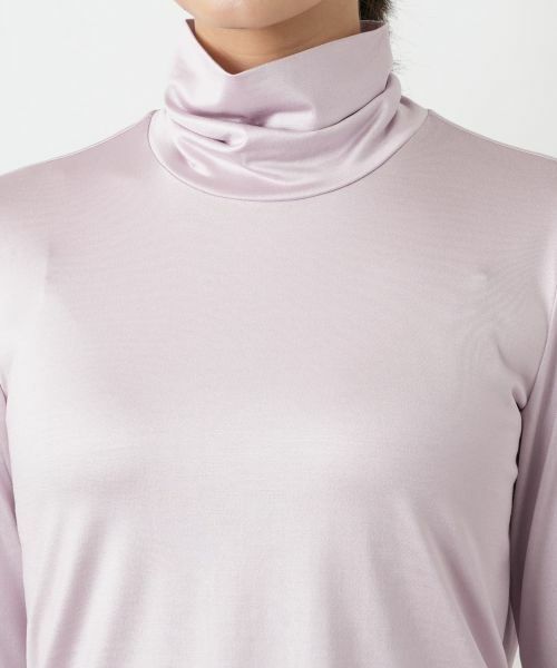 Leilian / レリアン カットソー | シルク混タートルネックカットソー | 詳細16