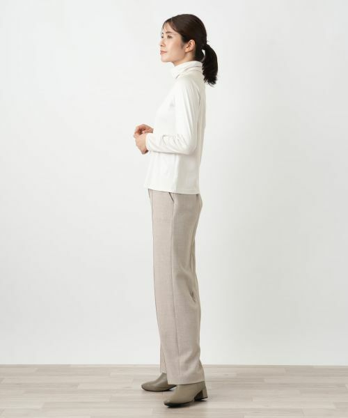 Leilian / レリアン カットソー | シルク混タートルネックカットソー | 詳細2