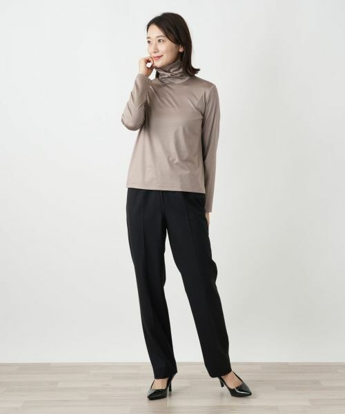Leilian / レリアン カットソー | シルク混タートルネックカットソー | 詳細21