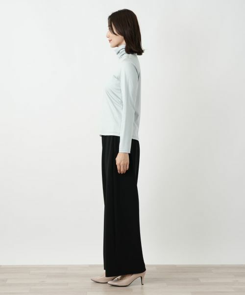 Leilian / レリアン カットソー | シルク混タートルネックカットソー | 詳細28