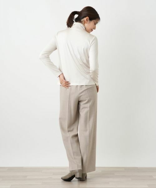 Leilian / レリアン カットソー | シルク混タートルネックカットソー | 詳細3