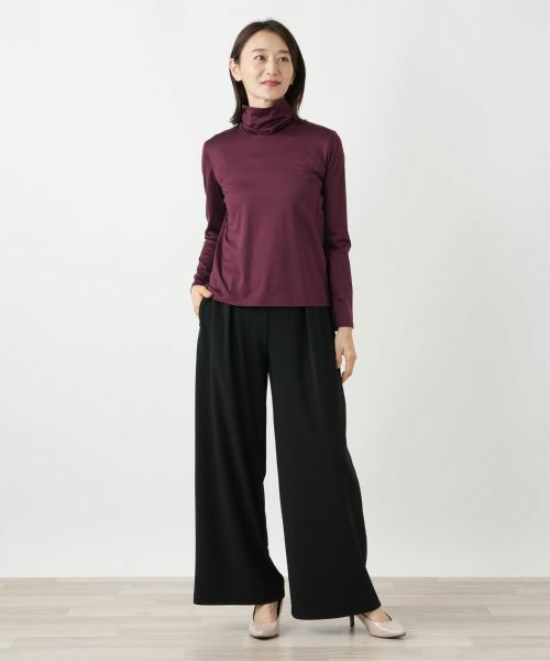 Leilian / レリアン カットソー | シルク混タートルネックカットソー | 詳細30
