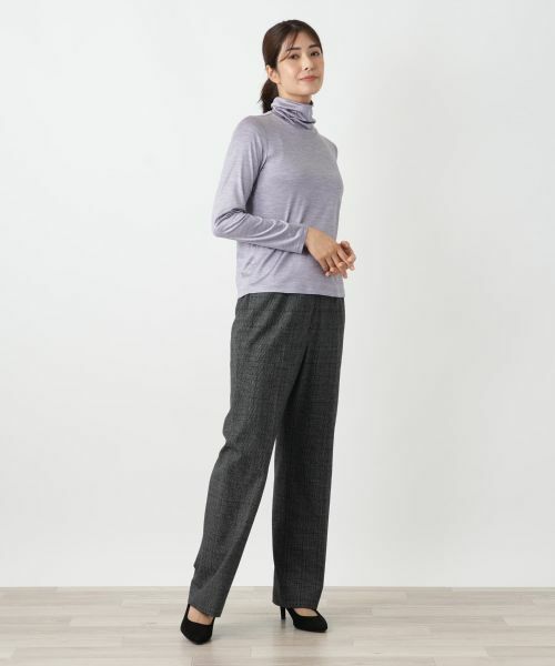 Leilian / レリアン カットソー | シルク混タートルネックカットソー | 詳細4