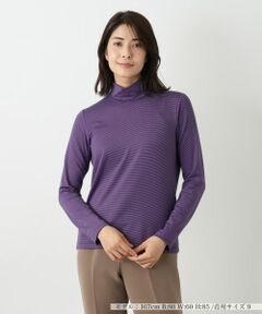 Leilian / レリアン カットソー | ボーダーハイネックカットソー