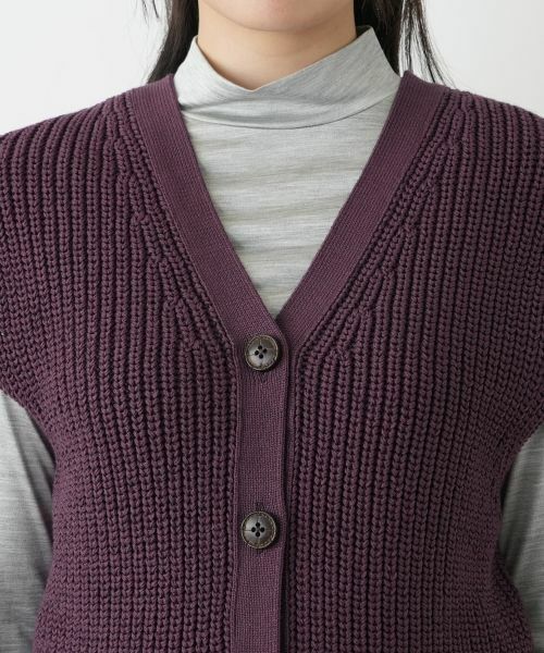 Leilian / レリアン テーラードジャケット | Vラインニットベスト【Leilian WHITE LABEL】 | 詳細14